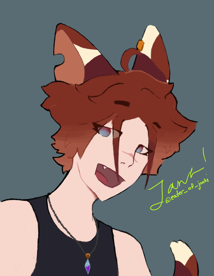 An older drawing of my OC